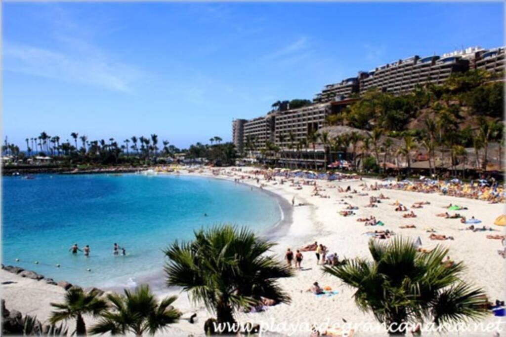 Studio Apartment La Lajilla located at beachfront Arguineguin Esterno foto