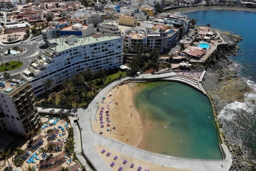Studio Apartment La Lajilla located at beachfront Arguineguin Esterno foto
